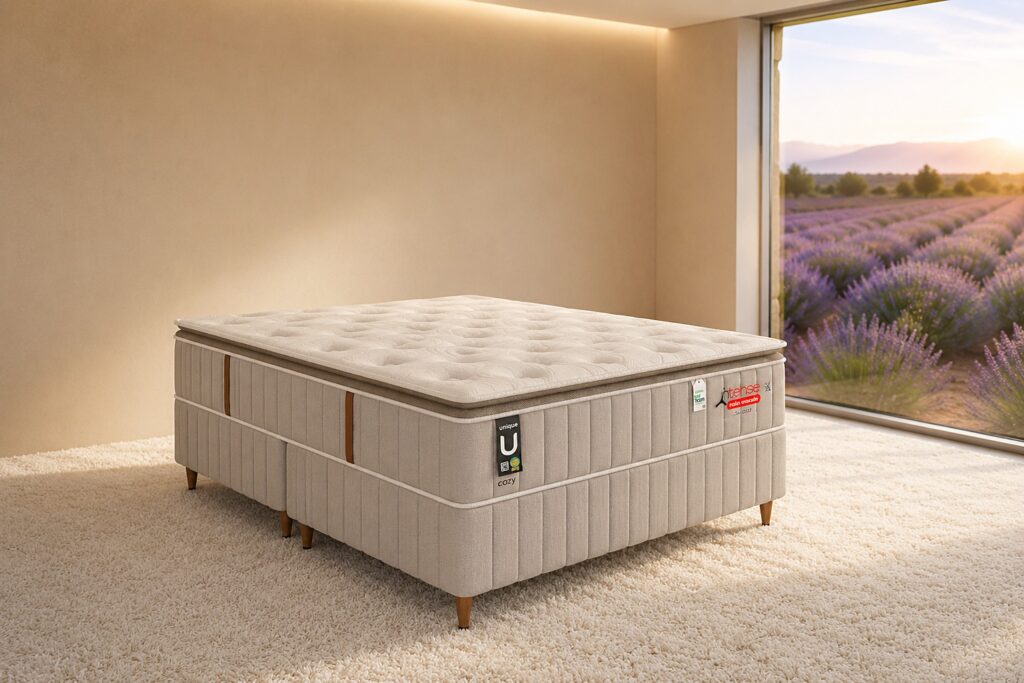 Conjunto Cama Box + Colchão Cozy extra Plush