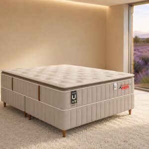 Conjunto Cama Box + Colchão Cozy extra Plush