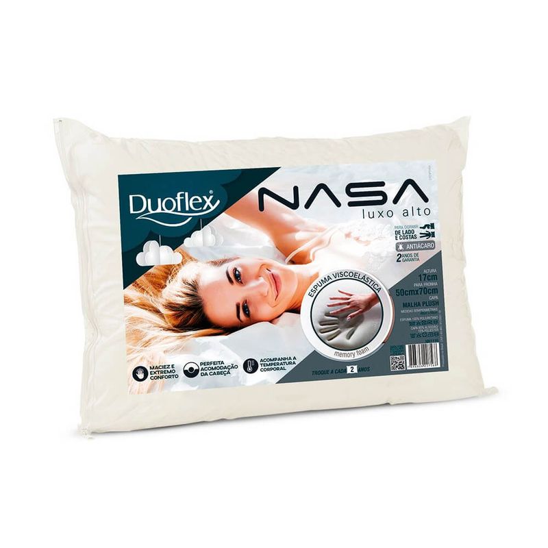 Travesseiro Nasa Super Alto / Luxo Alto